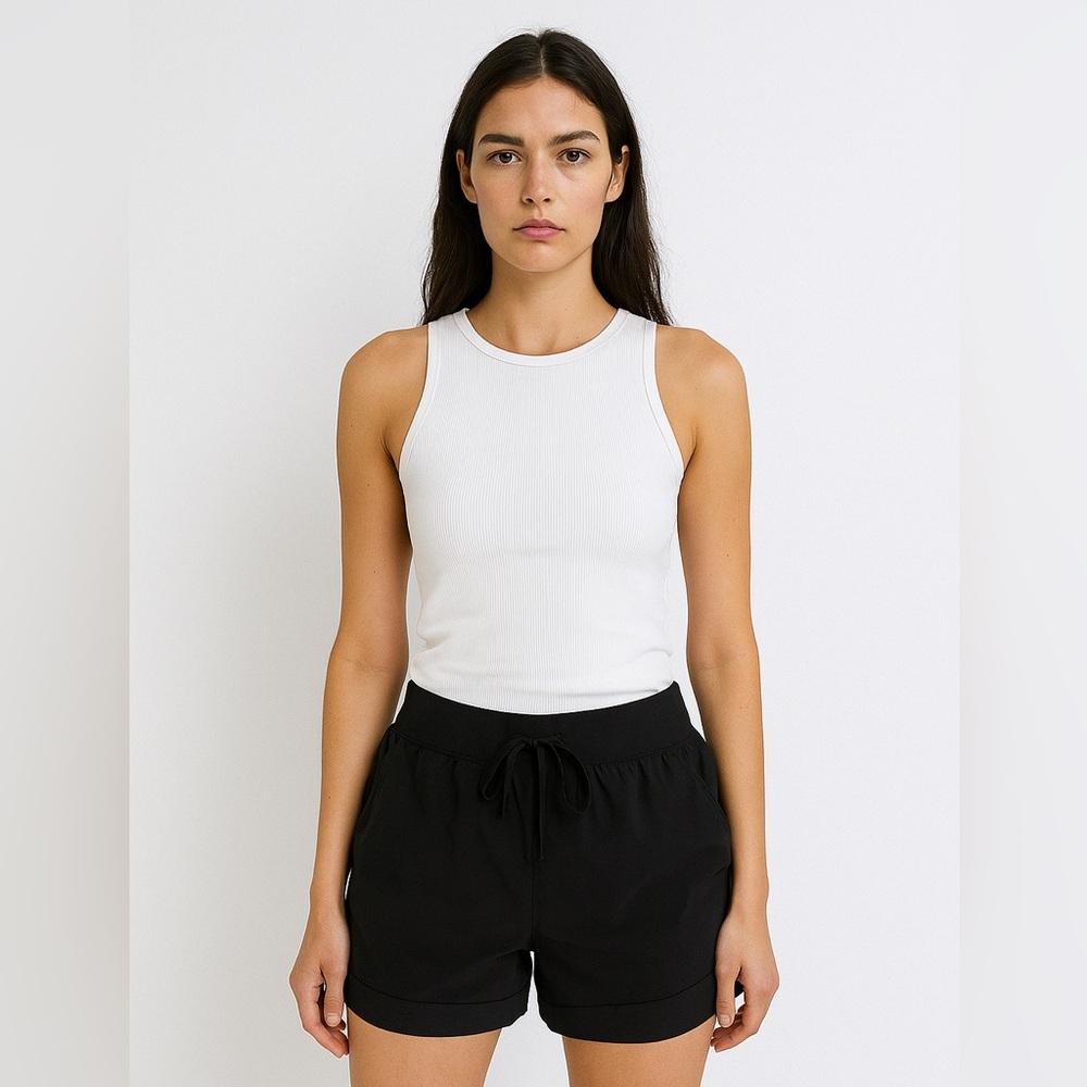 Z By Zella Black Take A Hike Athletic Shorts Size M